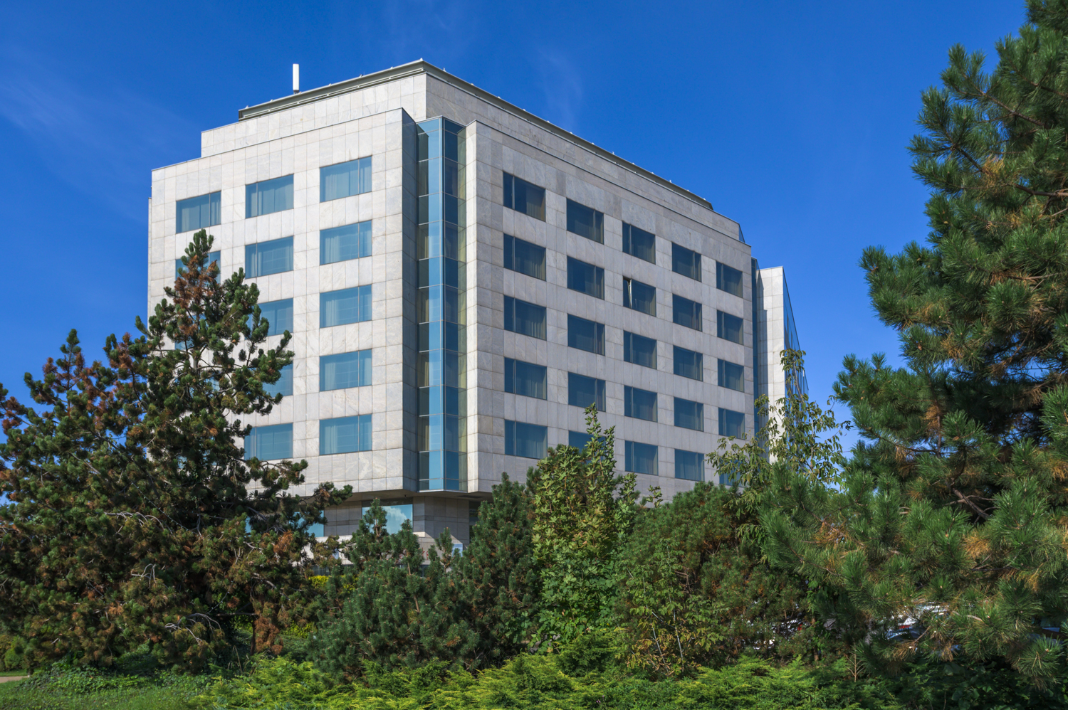 Zdjęcie architektury budynku Hotel Hyatt (obecnie Regent Warsaw Hotel)